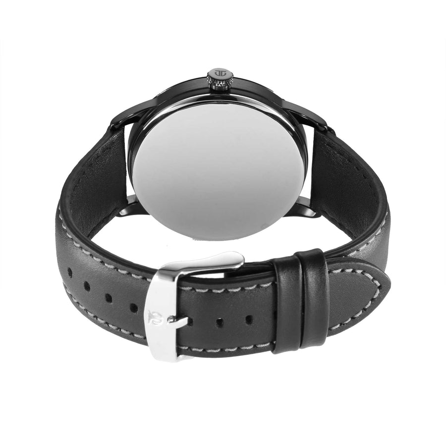 Titan Quartz Multifunction Black Dial Leather Strap Watch for Men