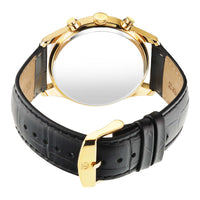 Titan Regalia Opulent Quartz Analog with Day and Date Red Dial Black Leather Strap Watch for Men