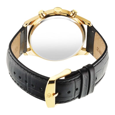 Titan Regalia Opulent Quartz Analog with Day and Date Red Dial Black Leather Strap Watch for Men