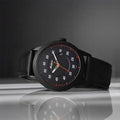Titan Octane Quartz Analog with Date Black Dial With Black Leather Strap Watch For Men