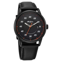Titan Octane Quartz Analog with Date Black Dial With Black Leather Strap Watch For Men
