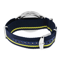 Titan Grey Dial Blue Strap Blue Fabric Analog with Date Watch for Men