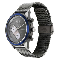 Titan Quartz Analog Anthracite Dial Stainless Steel Strap Watch for Men