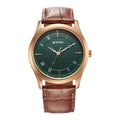 Titan Karishma Green Dial Analog Leather Strap Watch for Men