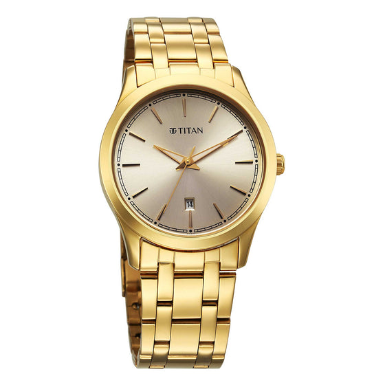 mens gold wrist watch
