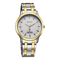 Titan White Dial Alog Watch for Men