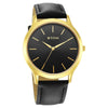 Titan Karishma Radiance Black Dial Analog Leather Strap watch for Men