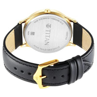 Titan Karishma Radiance Blue Dial Analog Leather Strap Analog Watch for Men