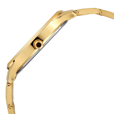 Titan Champagne Dial Gold Stainless Steel Strap Analog with Date Watch for Men
