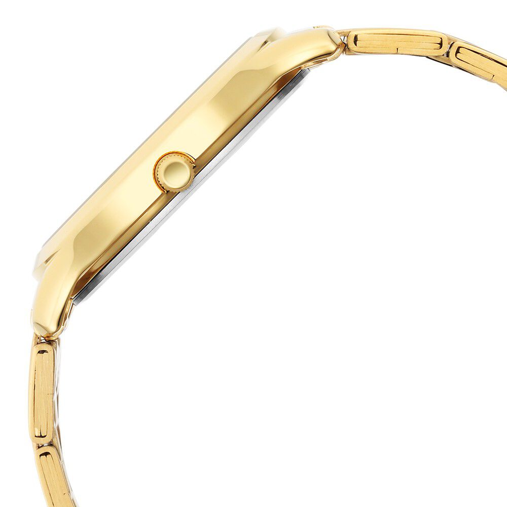 Titan Karishma Quartz Analog Champagne Dial Golden Stainless Steel Strap Watch For Men