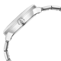 Titan Regalia Opulent Quartz Analog Blue Dial Silver Stainless Steel Strap Watch for Men