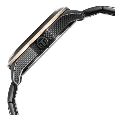 Titan Regalia Opulent Quartz Analog with Date Black Dial Black Stainless Steel Strap Watch for Men