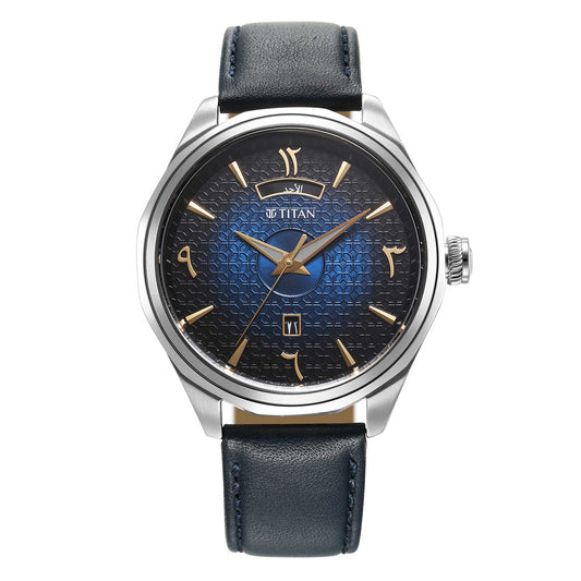 Titan Gents Brass Blue Strap watch (1829SL02)