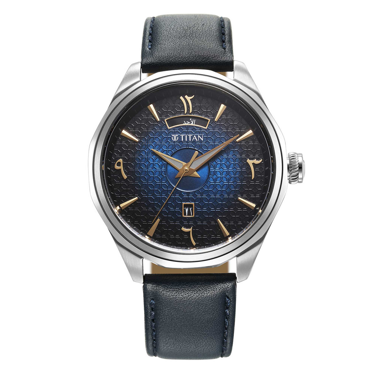 Titan Gents Brass Blue Strap watch (1829SL02)