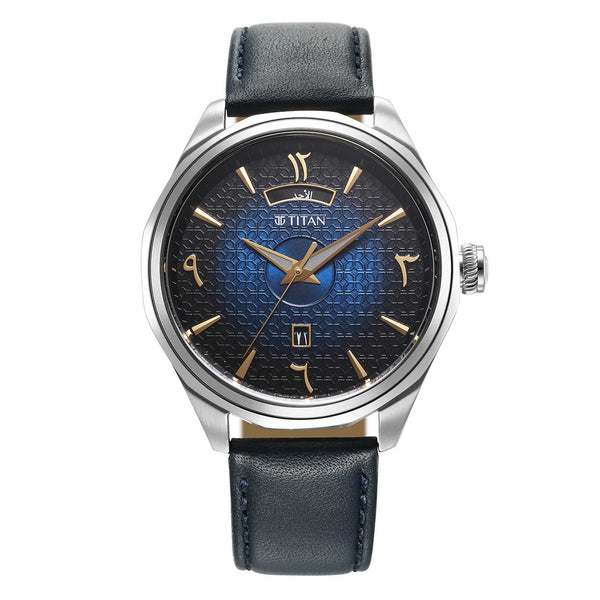 Titan Gents Brass Blue Strap watch (1829SL02)