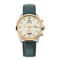 Titan Maritime White Dial Leather Strap Chronograph Watch for Men