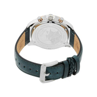 Titan Maritime White Dial Leather Strap Chronograph Watch for Men