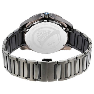 Titan Maritime Anthracite Dial Silver Stainless Steel Strap Multifunction Watch for Men