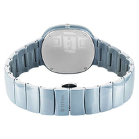 Titan Squircle Blue Dial Ceramic Strap Analog Watch for Unisex
