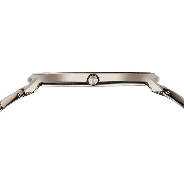 Titan Edge Slim Stainless Steel Strap Brown Dial Analog Watch for Men