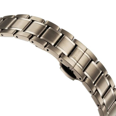 Titan Edge Slim Stainless Steel Strap Brown Dial Analog Watch for Men