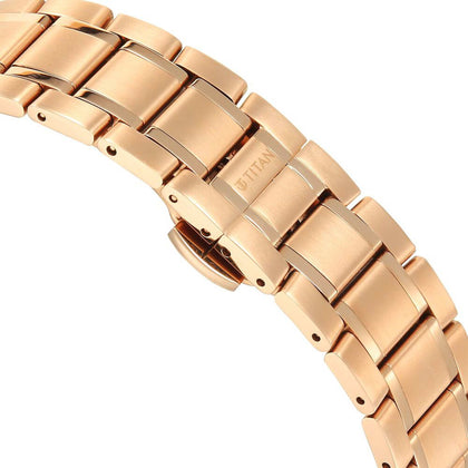 Titan Edge Murals Quartz Analog Green Dial Stainless Steel Strap Watch For Men