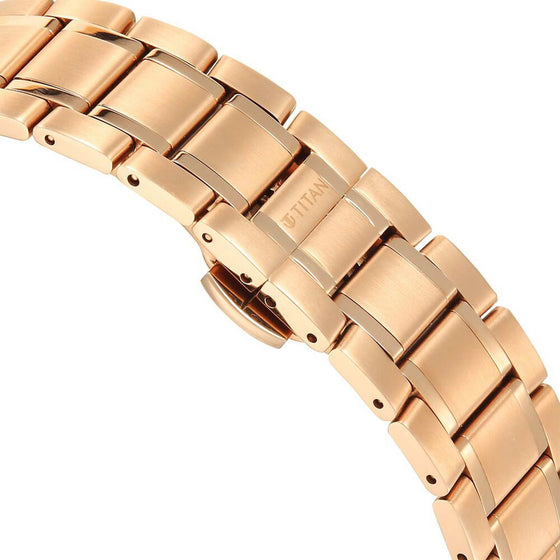 Titan Edge Murals Quartz Analog Green Dial Stainless Steel Strap Watch For Men