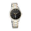 Titan Black Dial Dual Color Metal Strap Analog with Day and Date Watch for Men