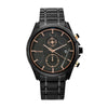 Titan Brown Dial Stainless Steel Strap Chronograph Quartz Watch for Men