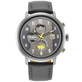 Titan Octane Aerobatics Anthracite Dial Chronograph Leather Strap Watch for Men