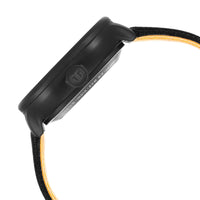 Titan Black Square Dial Fabric Strap Automatic Quartz Watch for Men