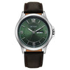 Titan Neo Arabic Green Round Dial Leather Strap Watch For Men