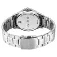 Titan Workwear Beige Dial Silver Stainless Steel Strap Analog with Date Watch for Men