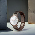 Titan Quartet Grey Dial Quartz Multifunction Stainless Steel Strap watch for Men