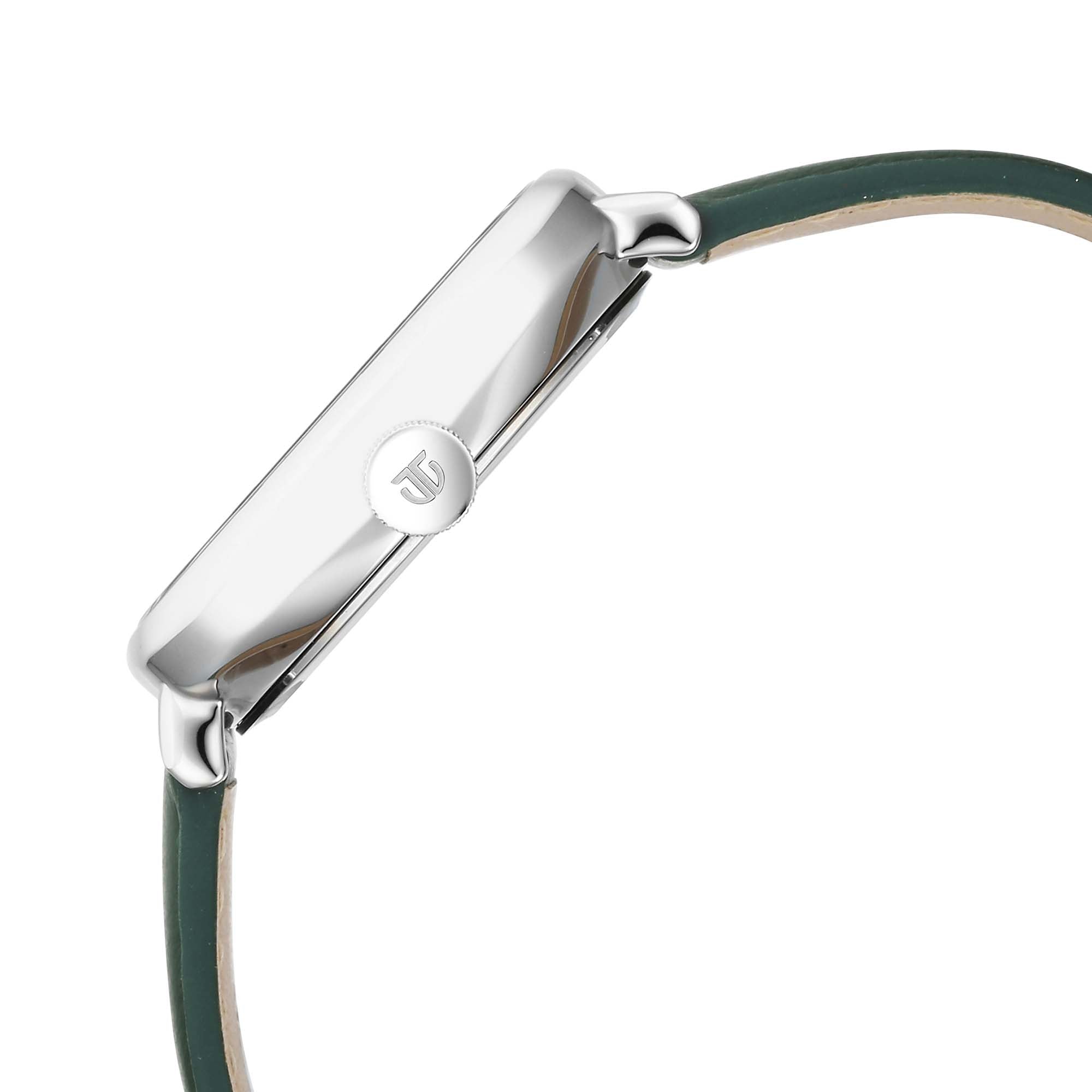 Titan Neo Curve Quartz Analog with Date Green Dial Stainless Steel Strap Watch For Men