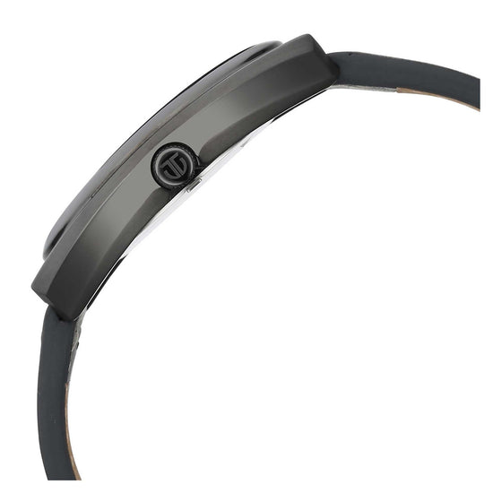 Titan Quartz Analog Anthracite Dial Leather Strap Watch for Men