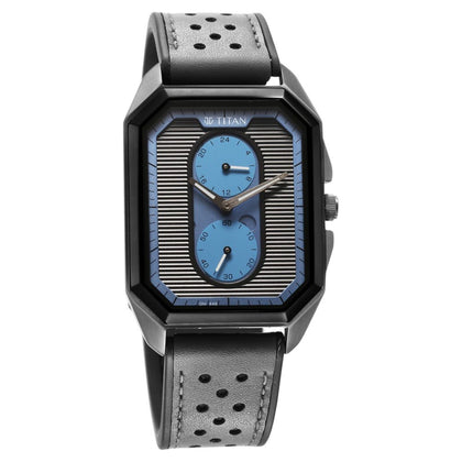 Titan Quartz Multifunction Anthracite Dial Watch for Men