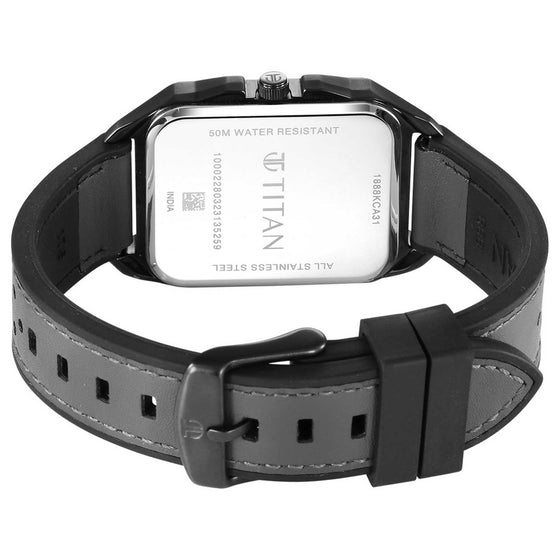 Titan Quartz Multifunction Anthracite Dial Watch for Men