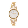 Titan Nebula 18K Gold Dial Diamond Studded Strap Analog Watch for Women