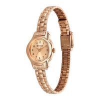 Titan Rose Gold Dial Metal Strap Analog Watch for Women