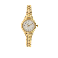 Titan Quartz Analog White Dial Stainless Steel Strap Watch for Women