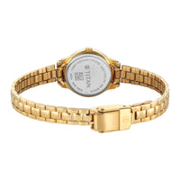gold color watch for women
