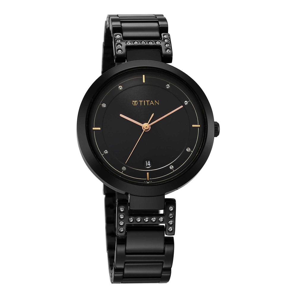 Titan Women Brass Round Shape Watches