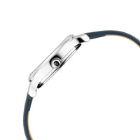 Titan Women's Chic minimalist watch with White dial and leather strap