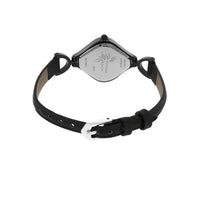 Titan Quartz Analog Black Dial Leather Strap Watch for Women