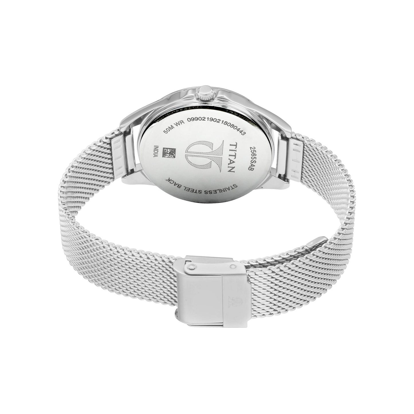 Titan Sparkle Blue Dial Alog Watch for Women