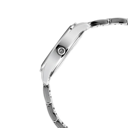 Titan Sparkle Anthracite Dial Analog with Date Stainless Steel Strap Watch for Women