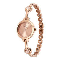 Titan Raga Viva Quartz Analog Rose Gold Dial Metal Strap Watch for Women