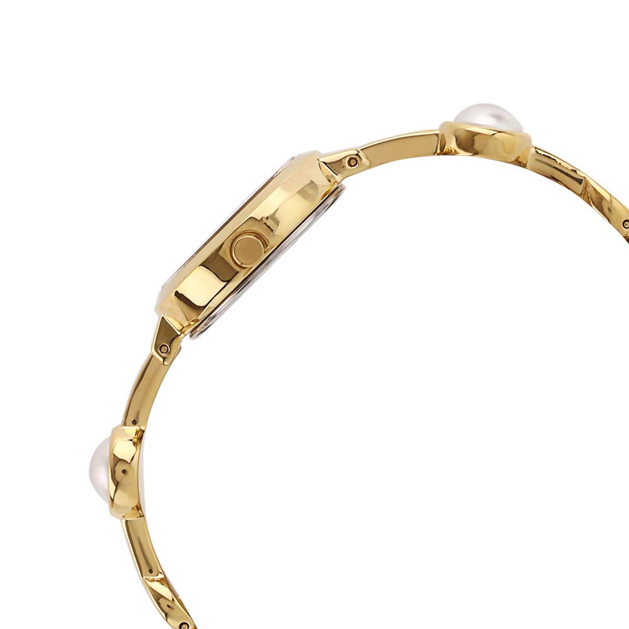 Titan Quartz Analog White Dial Metal Strap Watch for Women Titan Company Ltd