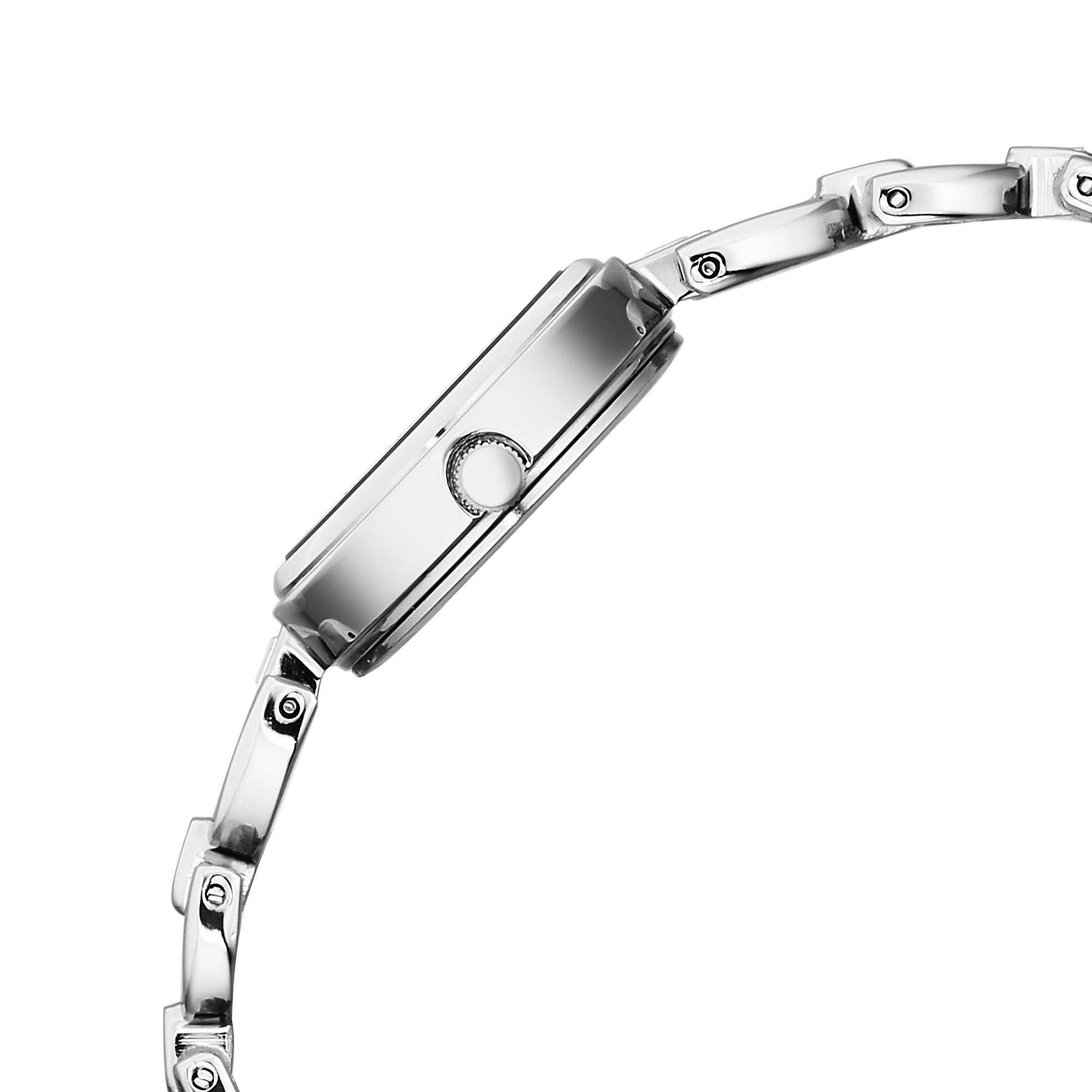 Titan Silver Dial Metal Strap Analog Watch for Women